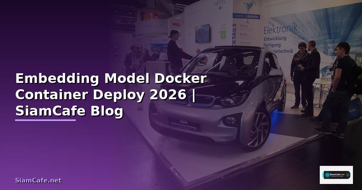 Embedding Model Docker Container Deploy