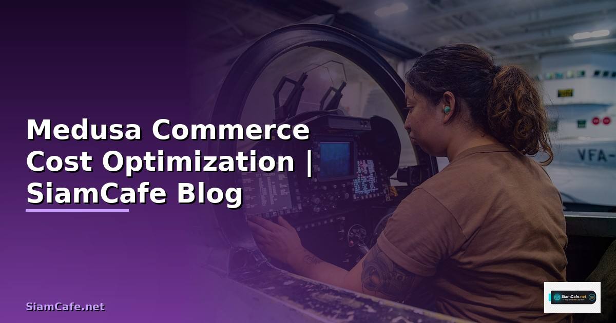 Medusa Commerce Cost Optimization ลดค่าใช้จ่าย