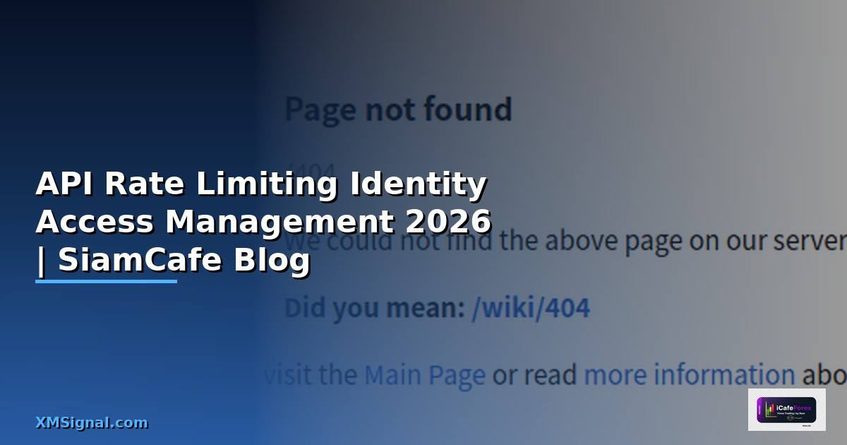 API Rate Limiting Identity Access Management