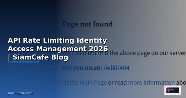 API Rate Limiting Identity Access Management