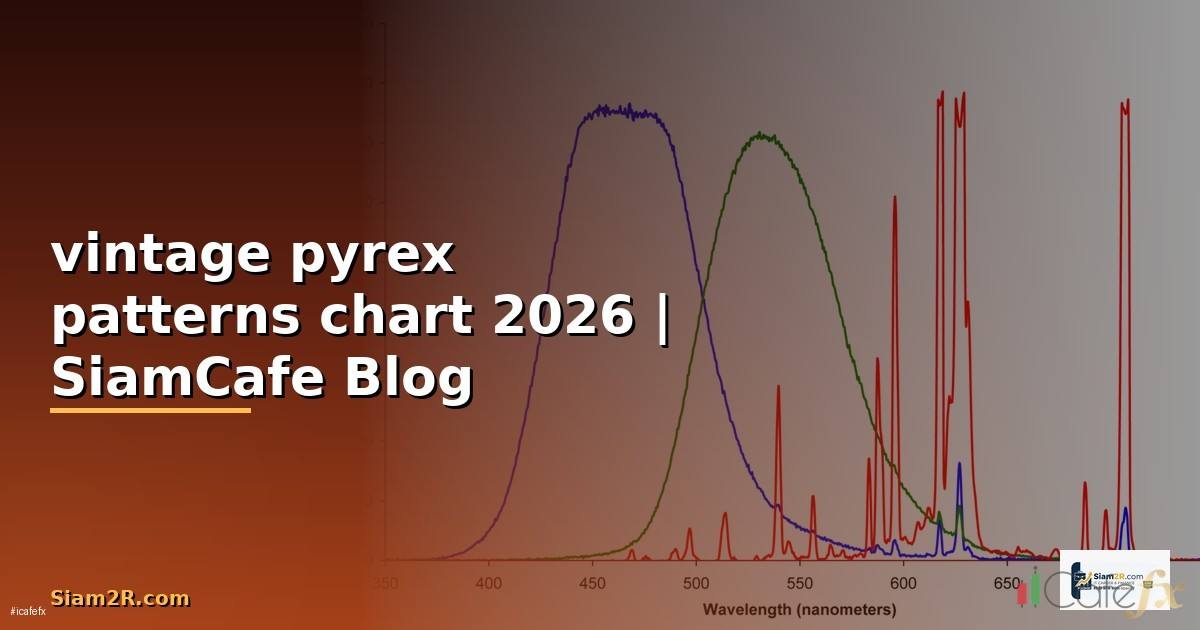 vintage pyrex patterns chart