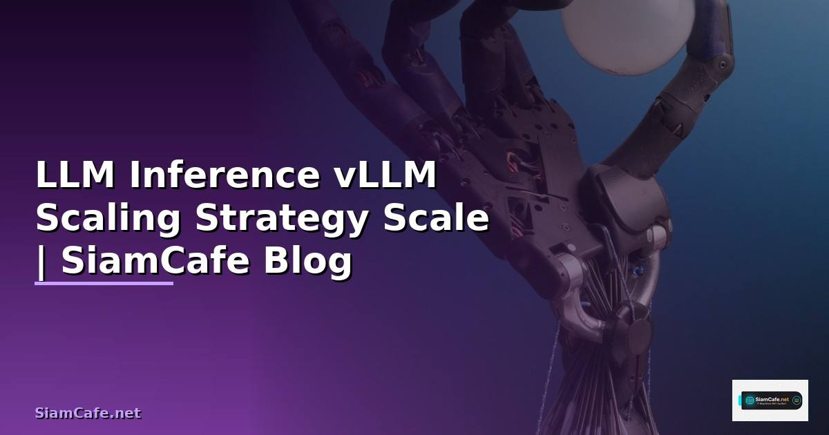 LLM Inference vLLM Scaling Strategy วิธี Scale