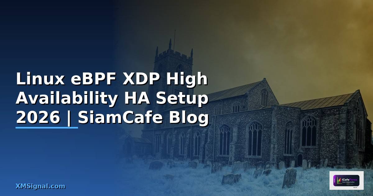 Linux eBPF XDP High Availability HA Setup — คู่มือฉบับสมบูรณ์ 2026