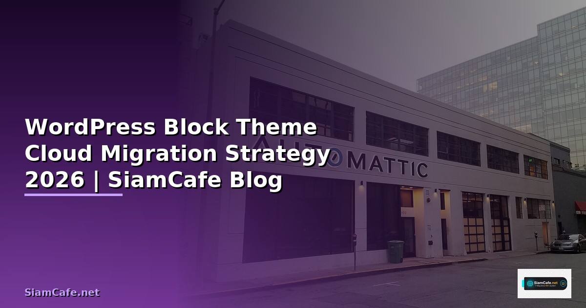 WordPress Block Theme Cloud Migration Strategy