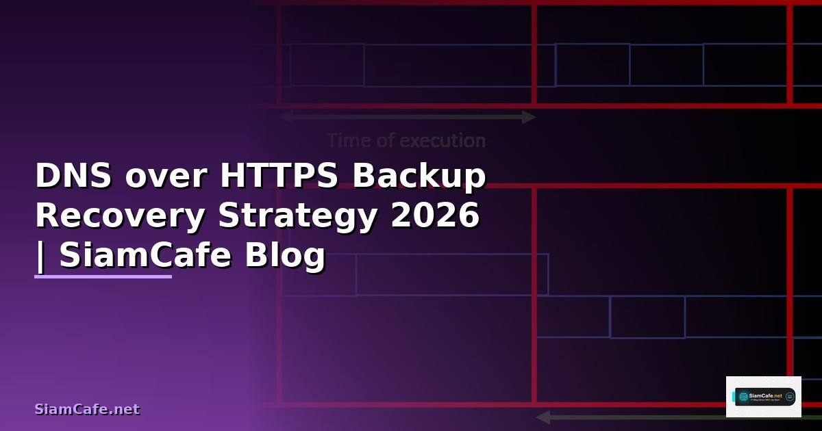 DNS over HTTPS Backup Recovery Strategy