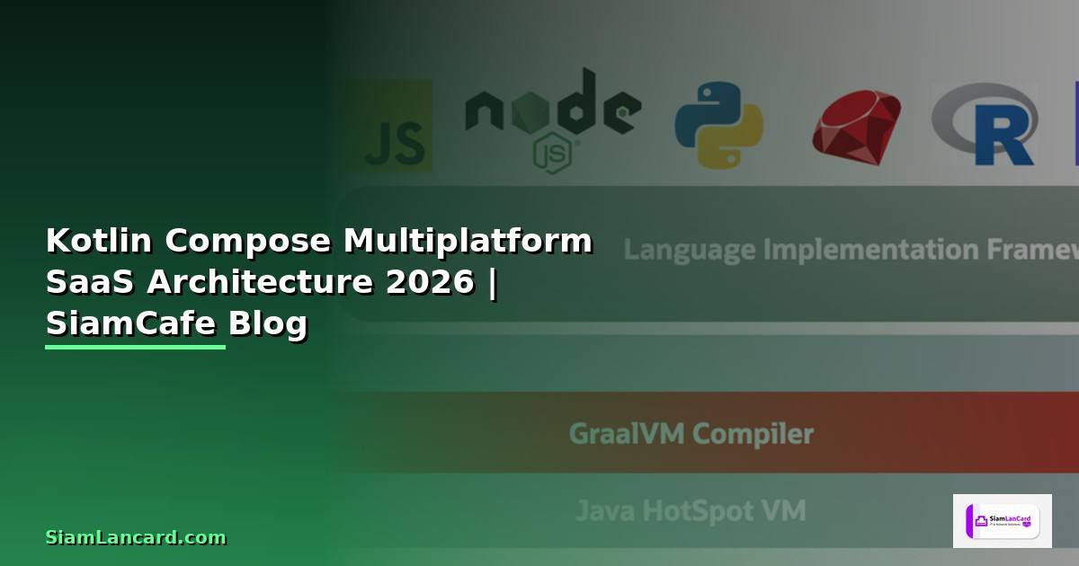 Kotlin Compose Multiplatform SaaS Architecture