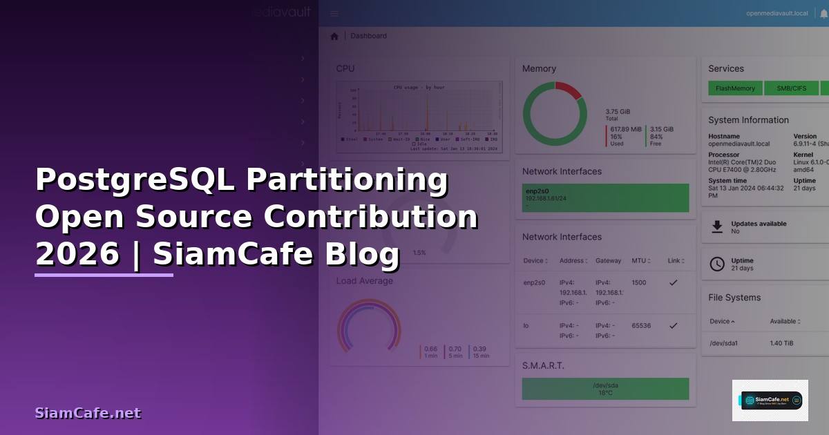 PostgreSQL Partitioning Open Source Contribution
