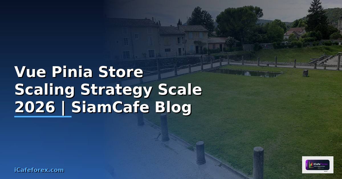 Vue Pinia Store Scaling Strategy วิธี Scale