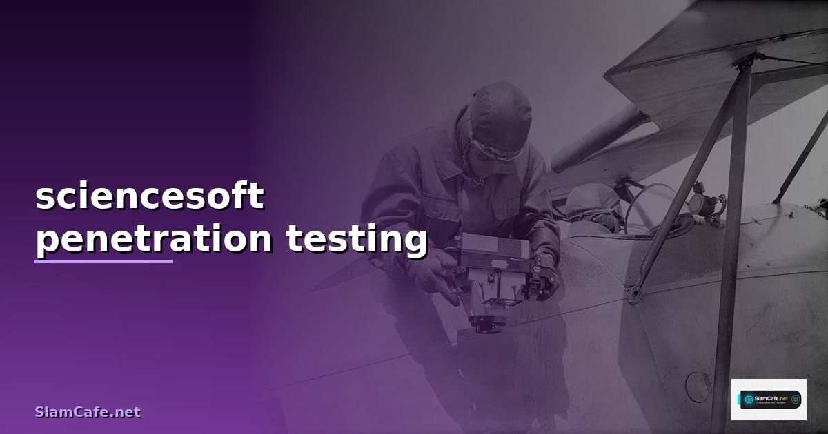 sciencesoft penetration testing —