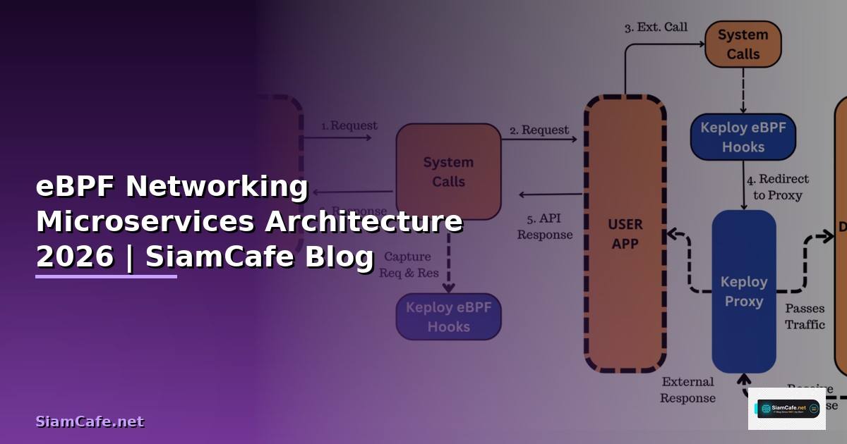 eBPF Networking Microservices Architecture