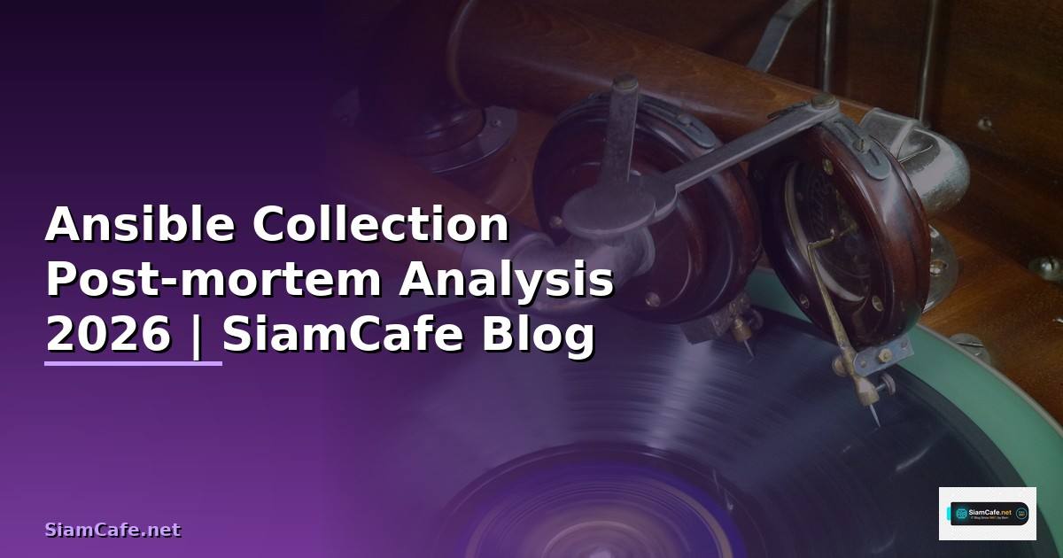 Ansible Collection Post-mortem Analysis