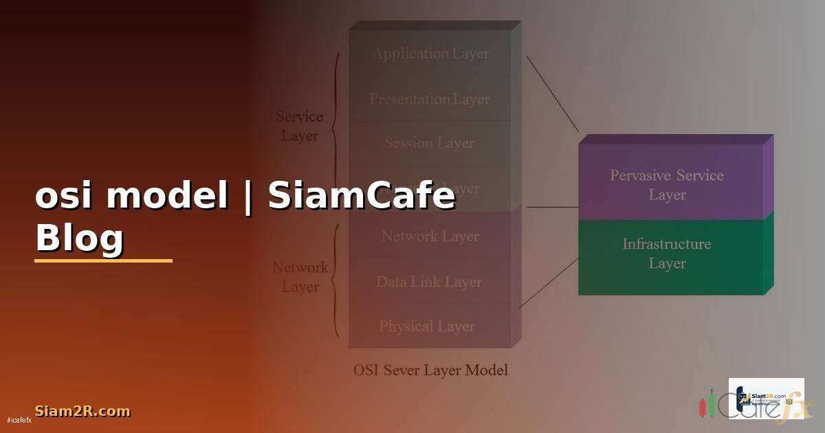 การสร้างแบบจําลอง osi model มีข้อดีอยา่งไร