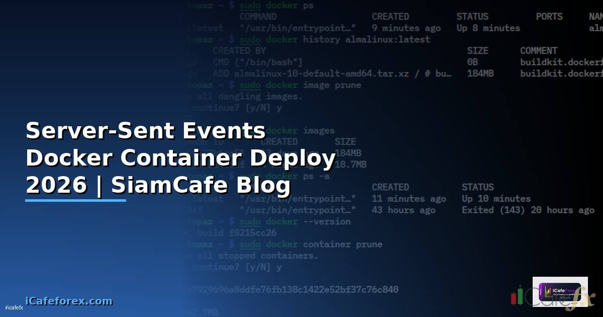 Server-Sent Events Docker Container Deploy