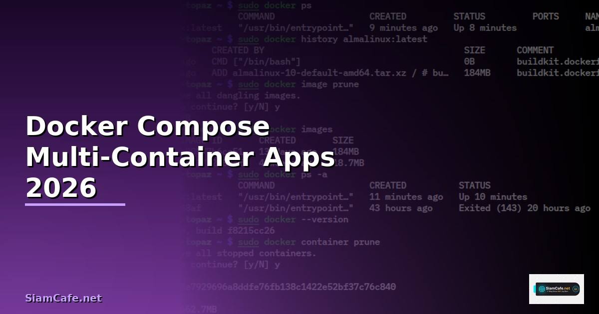 Docker Compose Multi-Container Apps 2026