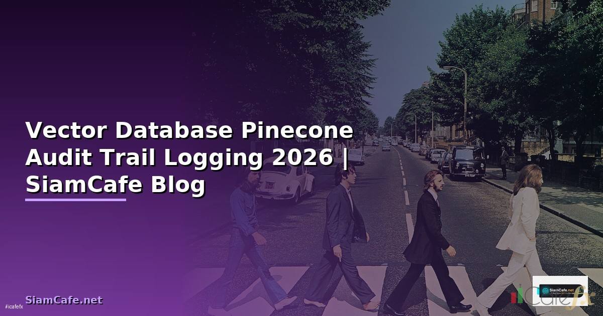 Vector Database Pinecone Audit Trail Logging