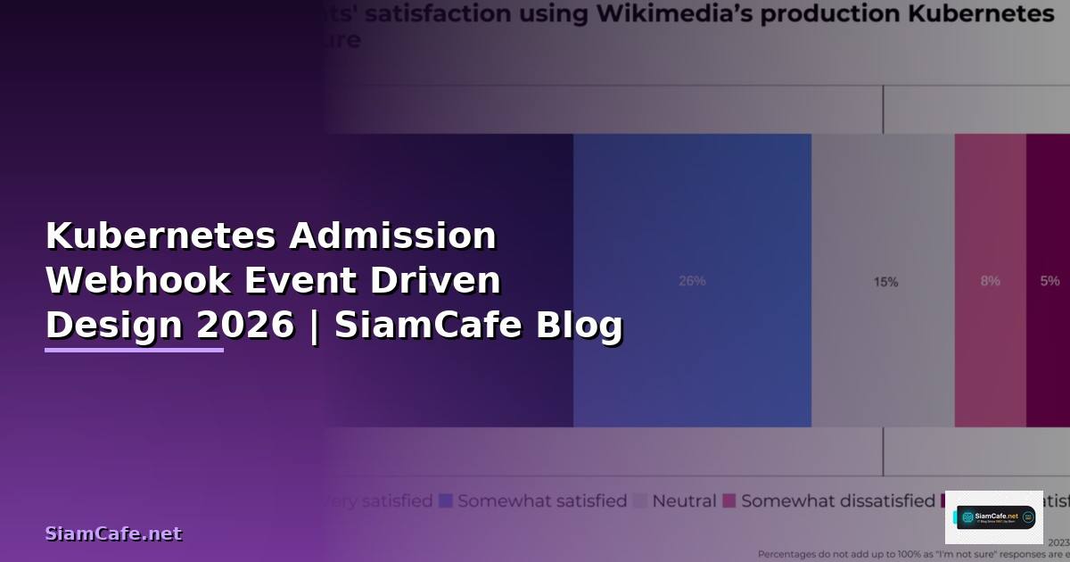 Kubernetes Admission Webhook Event Driven Design — คู่มือฉบับสมบูรณ์ 2026