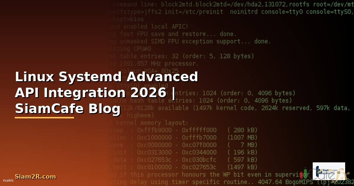Linux Systemd Advanced API Integration