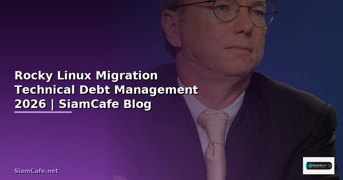 Rocky Linux Migration Technical Debt Management — คู่มือฉบับสมบูรณ์ 2026