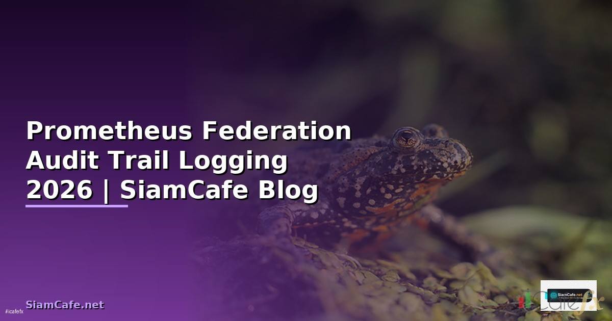 Prometheus Federation Audit Trail Logging