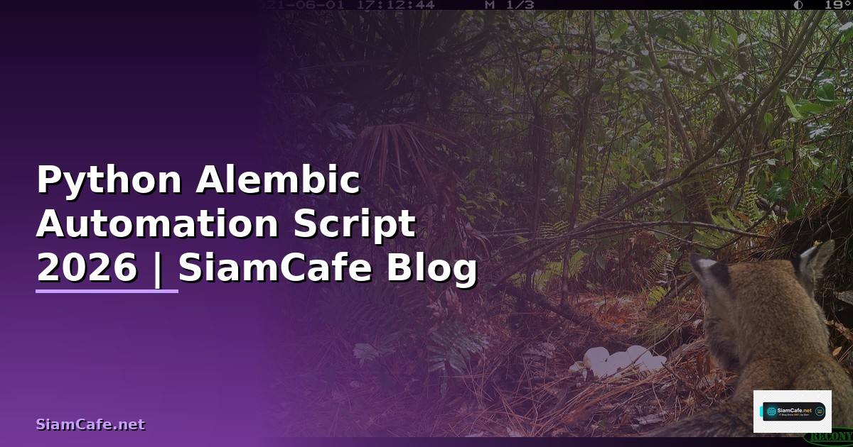 Python Alembic Automation Script