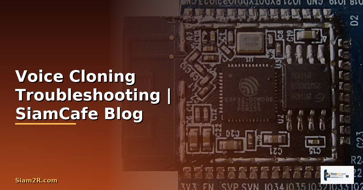 Voice Cloning Troubleshooting แก้ปัญหา