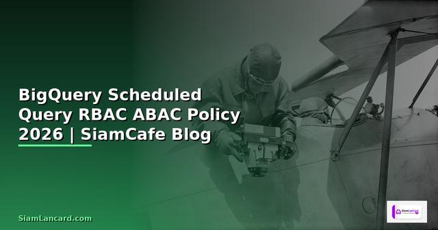 BigQuery Scheduled Query RBAC ABAC Policy