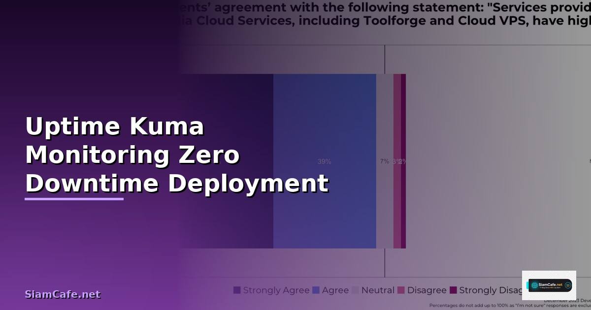 Uptime Kuma Monitoring Zero Downtime Deployment —