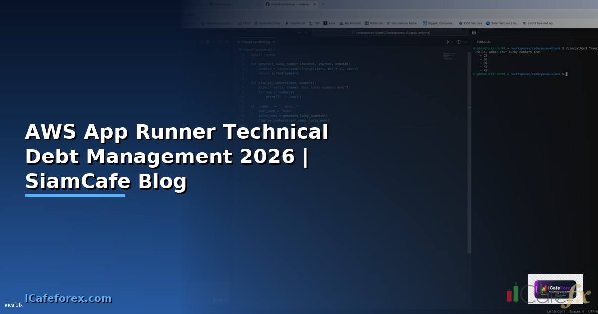AWS App Runner Technical Debt Management
