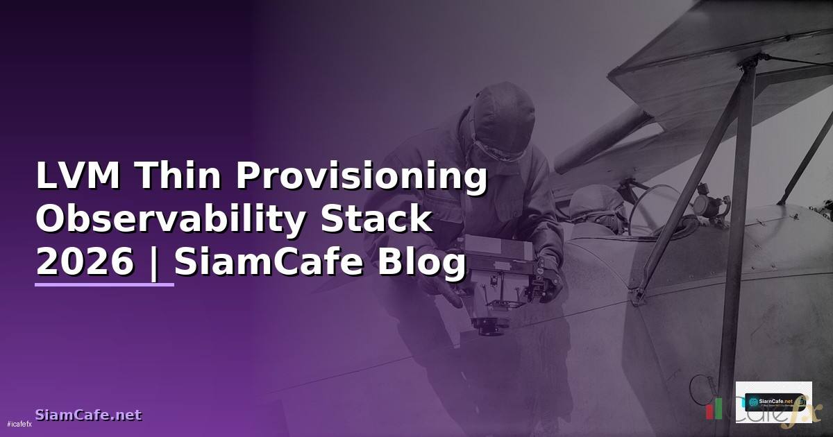 LVM Thin Provisioning Observability Stack
