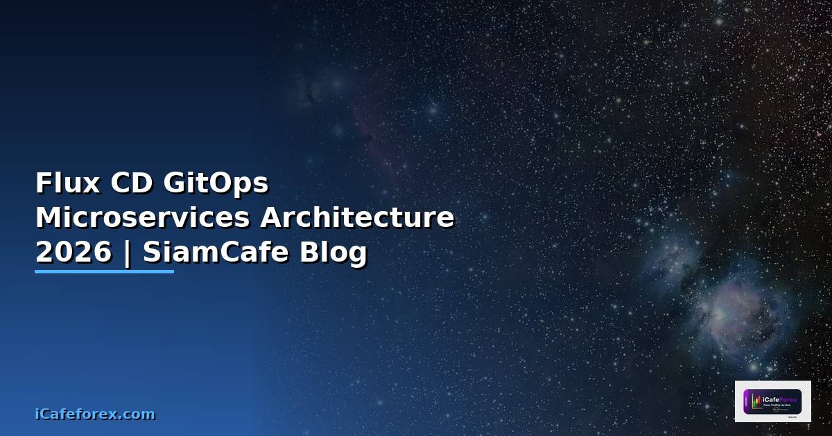 Flux CD GitOps Microservices Architecture
