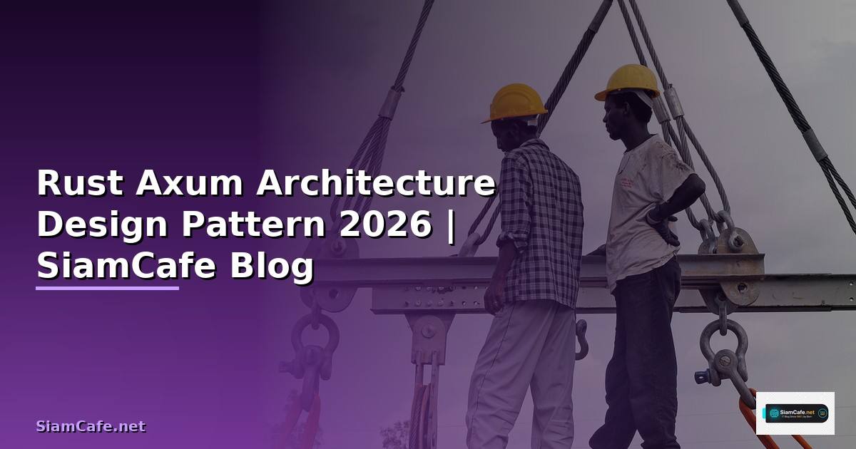 Rust Axum Architecture Design Pattern