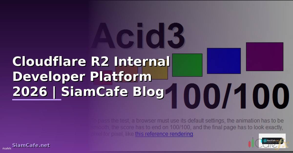 Cloudflare R2 Internal Developer Platform