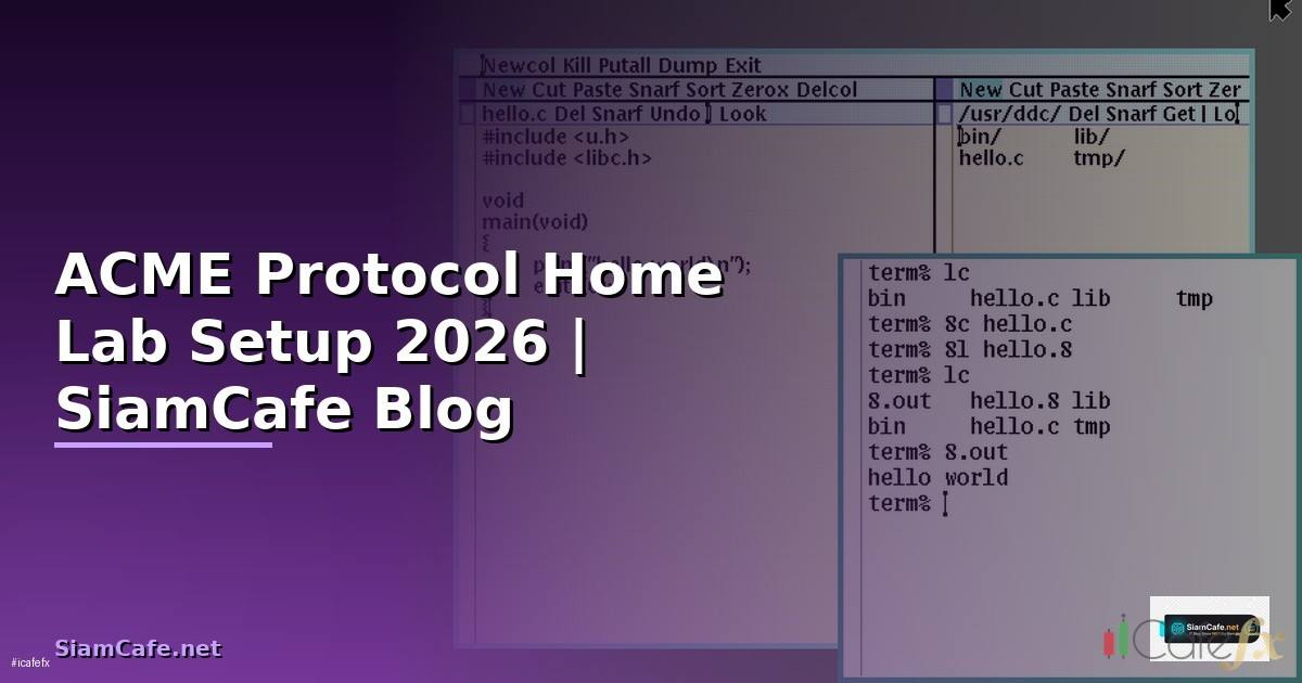 ACME Protocol Home Lab Setup
