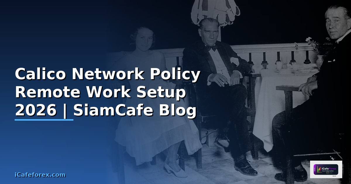 Calico Network Policy Remote Work Setup