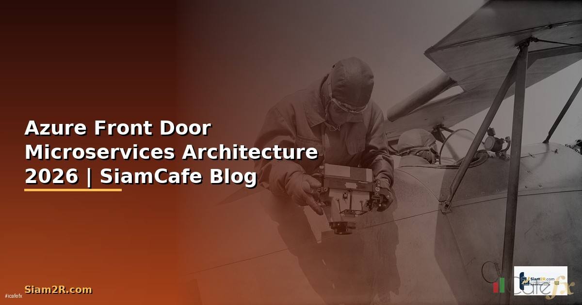 Azure Front Door Microservices Architecture