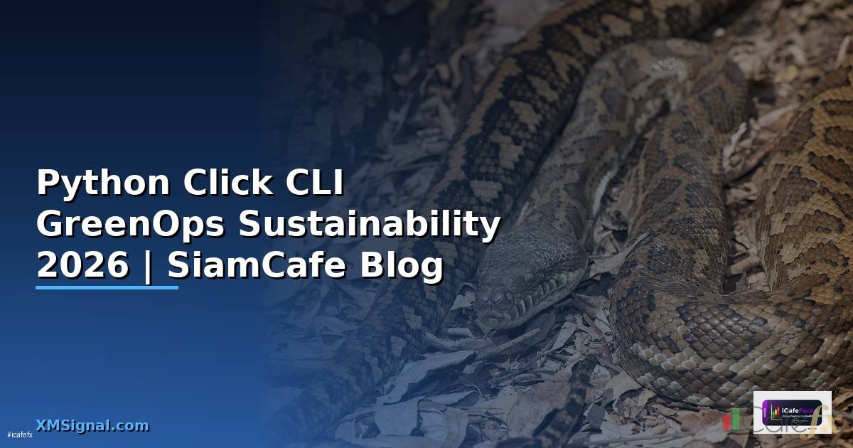 Python Click CLI GreenOps Sustainability