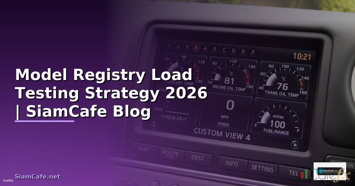 Model Registry Load Testing Strategy