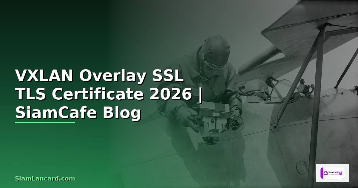 VXLAN Overlay SSL TLS Certificate