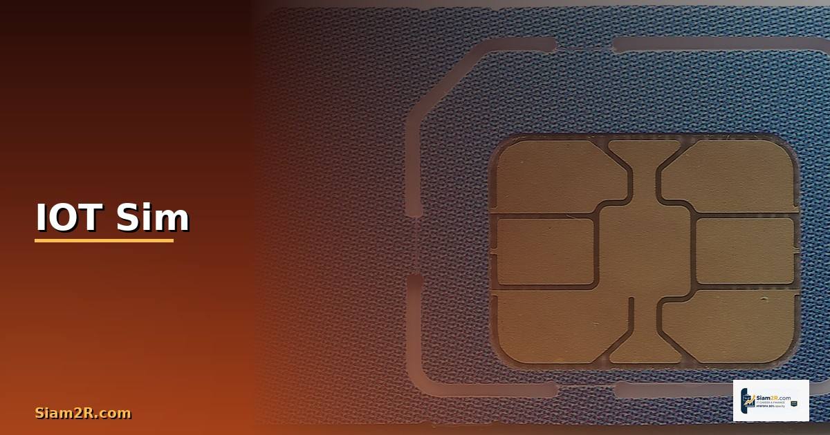IOT Sim คืออะไร — วิธีตั้งค่าและใช้งานจริงพร้อมตัวอย่าง