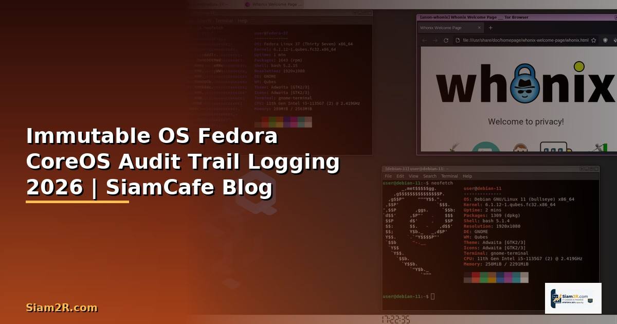 Immutable OS Fedora CoreOS Audit Trail Logging