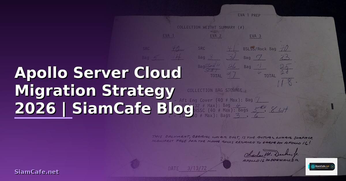 Apollo Server Cloud Migration Strategy