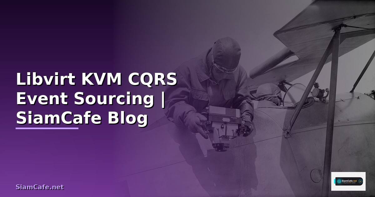 Libvirt KVM CQRS Event Sourcing