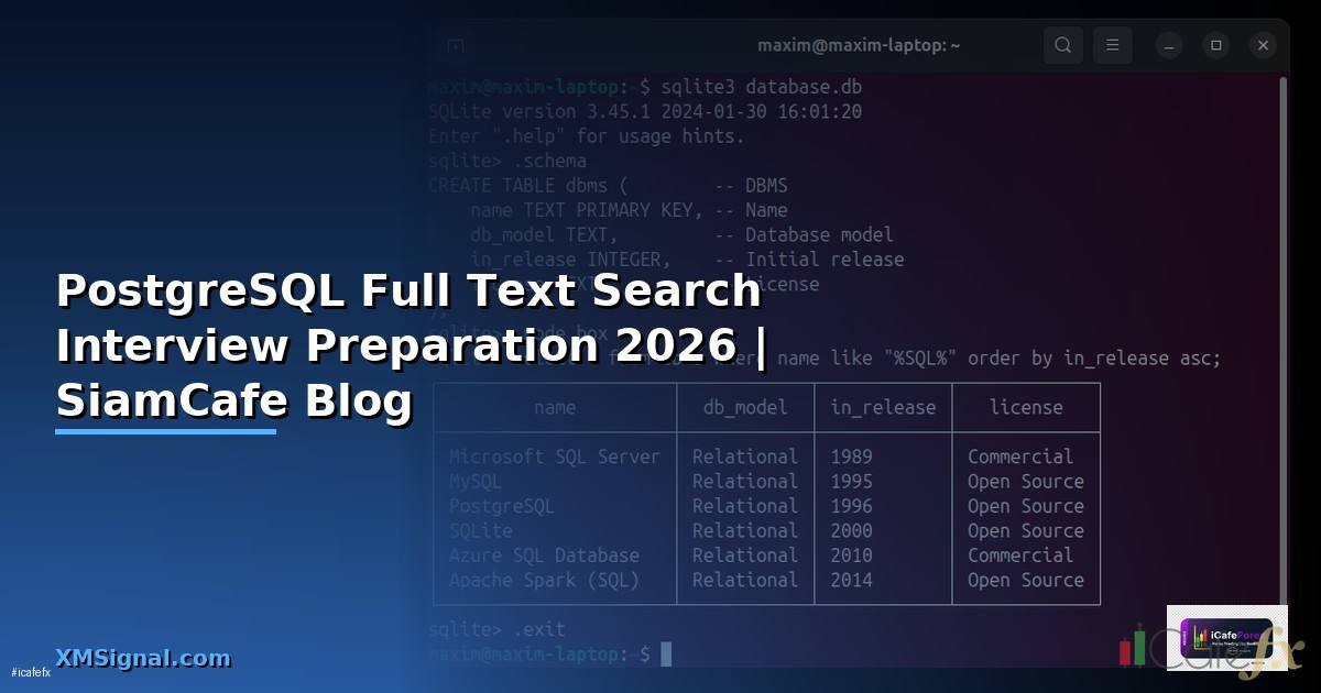 PostgreSQL Full Text Search Interview Preparation