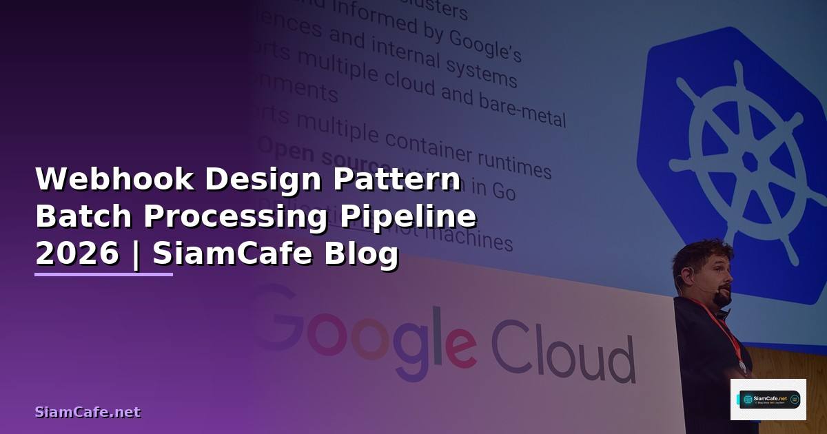 Webhook Design Pattern Batch Processing Pipeline