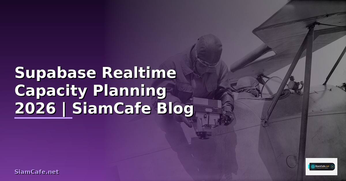 Supabase Realtime Capacity Planning