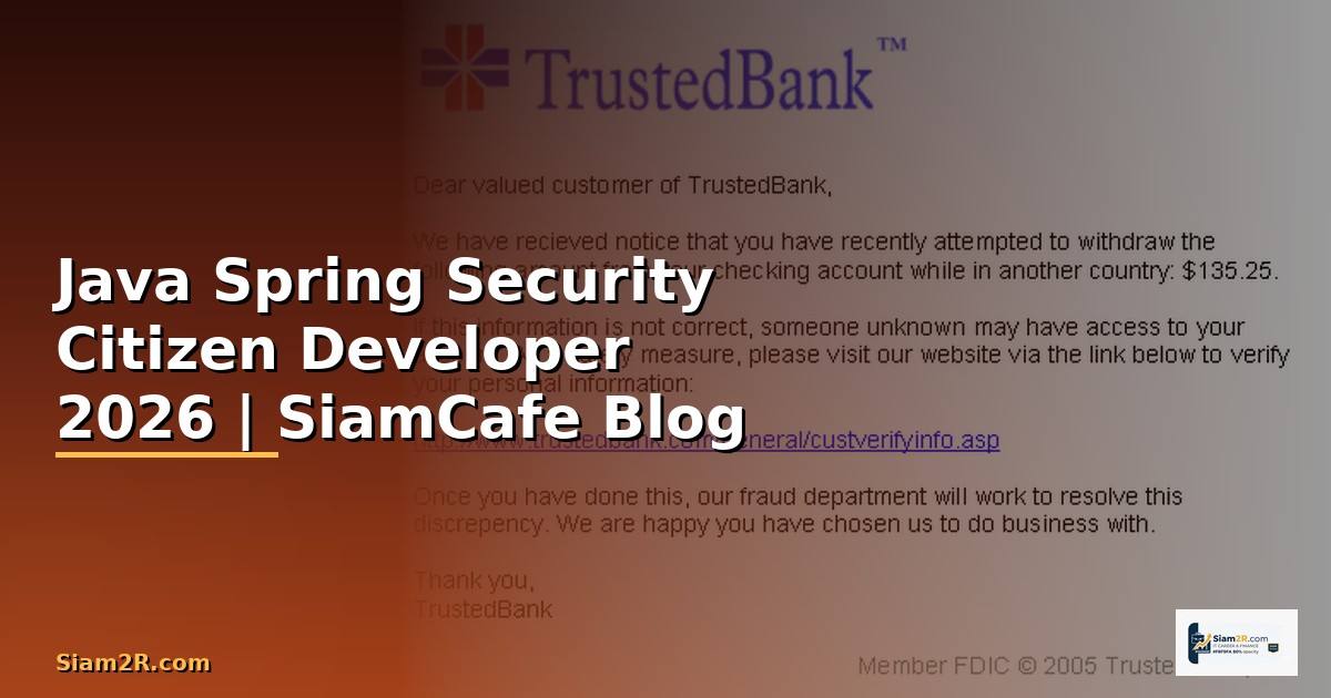 Java Spring Security Citizen Developer
