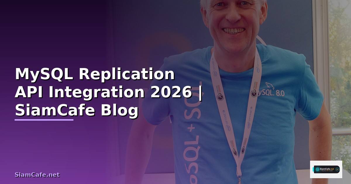 MySQL Replication API Integration เชื่อมต่อระบบ