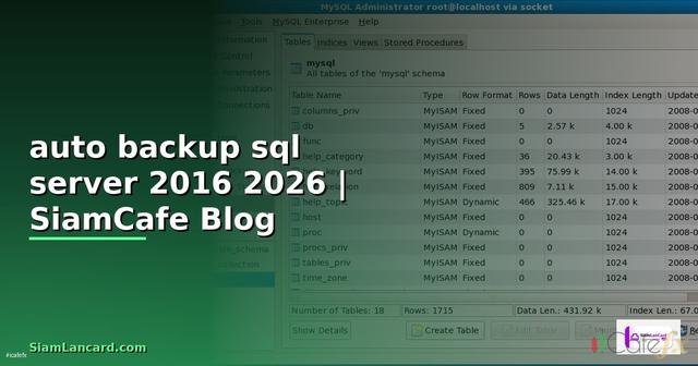auto backup sql server 2016