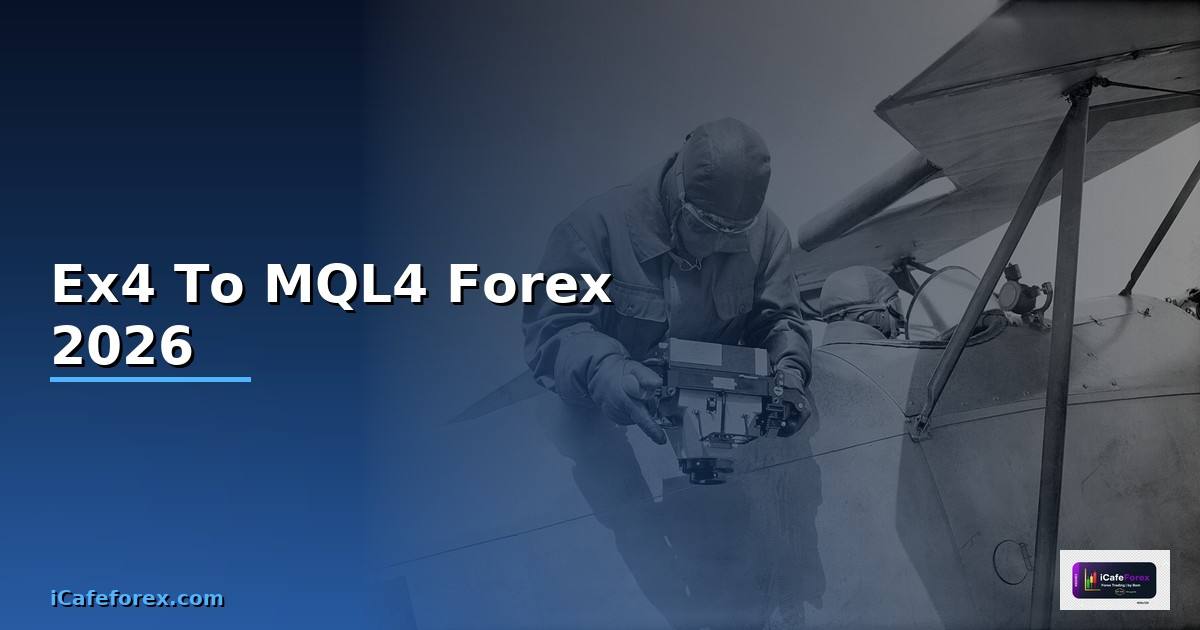 Ex4 To MQL4 — คู่มือเทรด Forex ฉบับสมบูรณ์ 2026 —