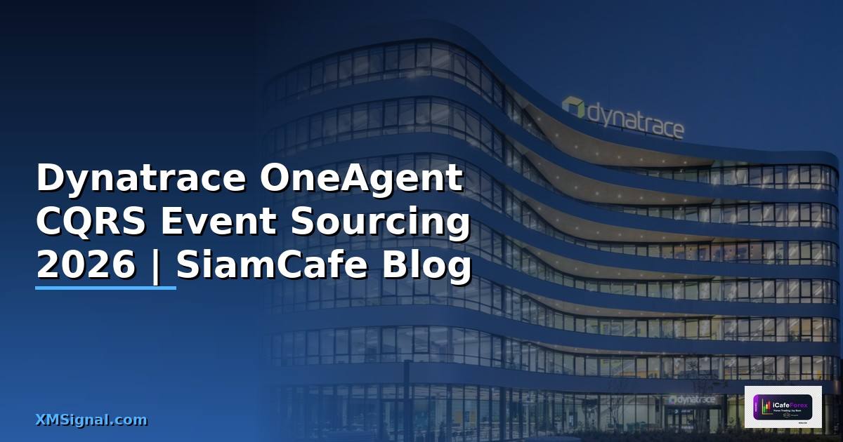 Dynatrace OneAgent CQRS Event Sourcing